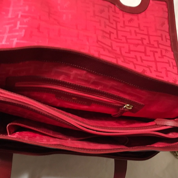 Elaine Turner snake embossed leather satchel/tote bag - Picture 3 of 9